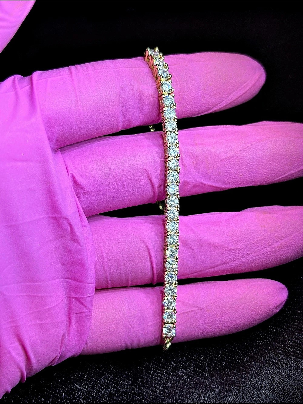 3.6mm Gold Filled AAA CZ Adjustable Tennis Bracelet